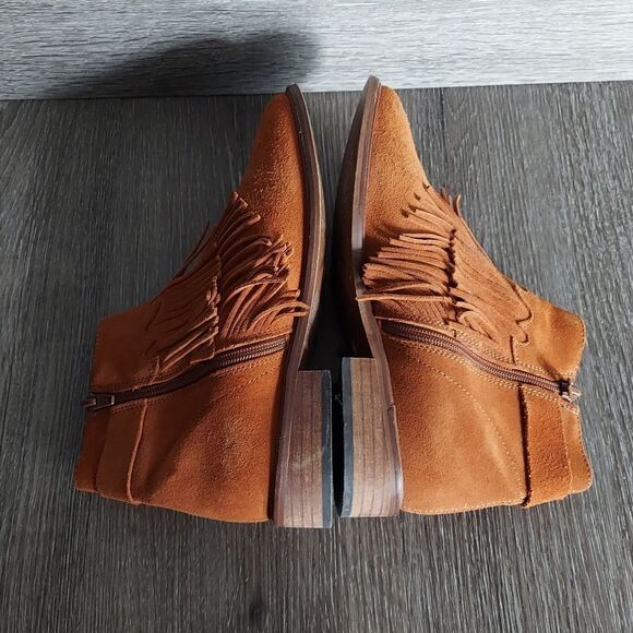 Topshop Arid Fringe Ankle Boots 37 - Picture 6 of 9